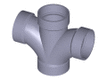 Sanitary Tee - Double