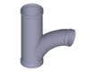 Sanitary Tee - Reducing